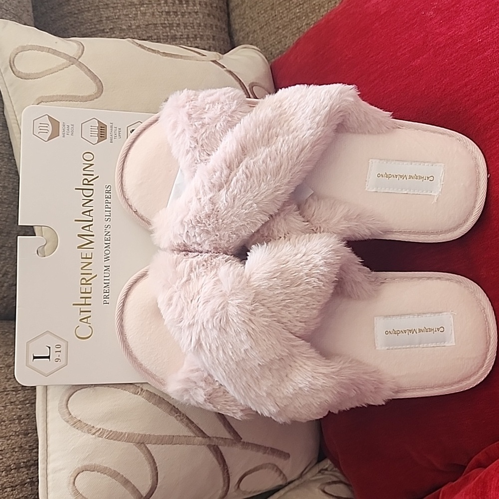 CATHERINE MALANDRINO Premium Women's Slippers NWT